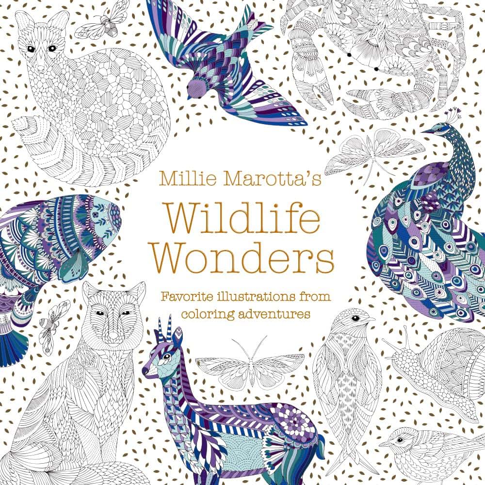 Millie Marotta's Wildlife Wonders: Favorite Illustrations from Coloring Adventures (A Millie Marotta Adult Coloring Book)