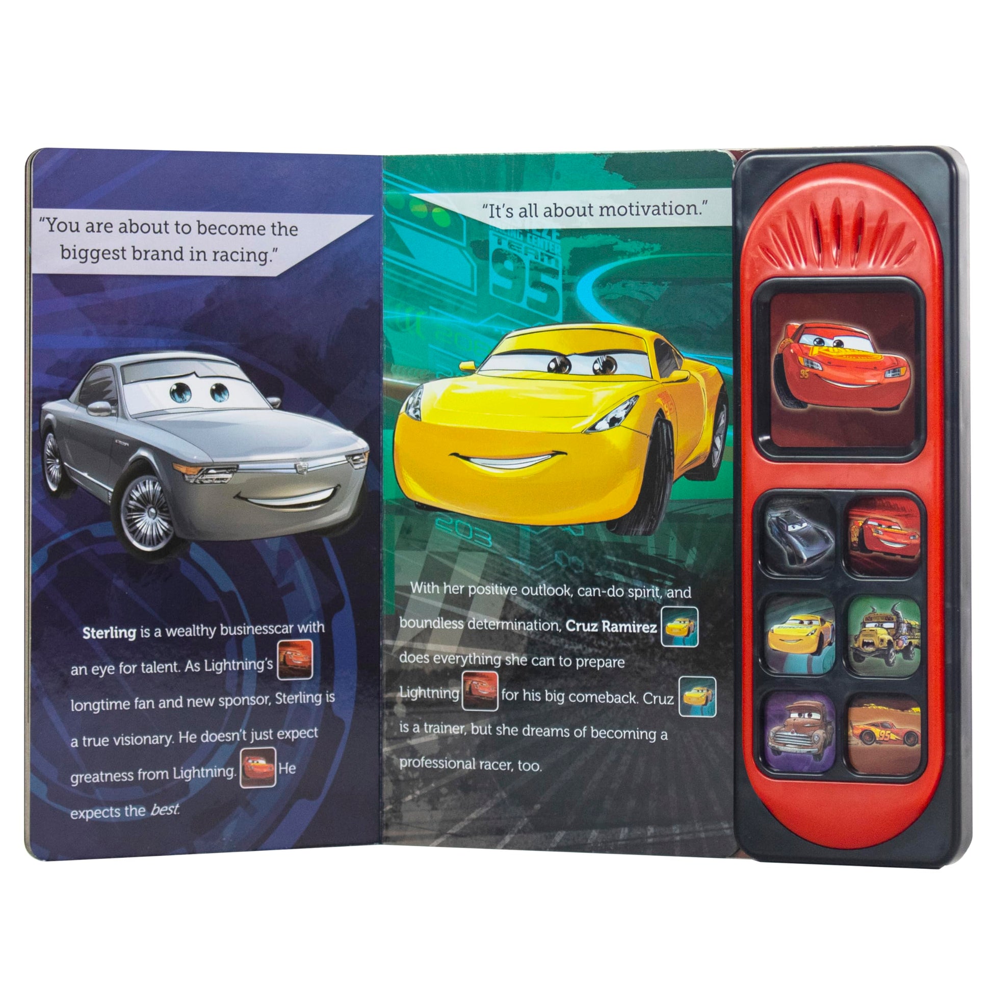 Disney Pixar Cars 3 - Lightning McQueen and Friends Little Sound Book - Play-a-Sound - PI Kids