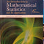 Introduction to Mathematical Statistics and Its Applications