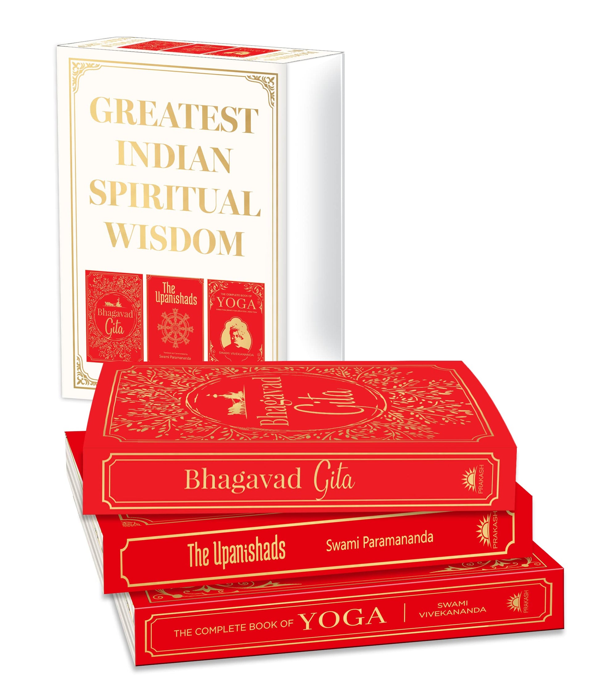 Boxed Set: Greatest Indian Spiritual Wisdom (Bhagvad Gita, The Upanishads, The Complete Book of Yoga)