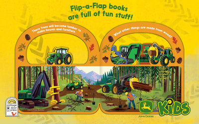 John Deere Kids Machines at Work: Explore Tractors, Vehicles, & Tools Around the Farm - Children's Lift-A-Flap Take-Along Board Book (John Deere Kids; ... Interactive Take-Along Board Books)