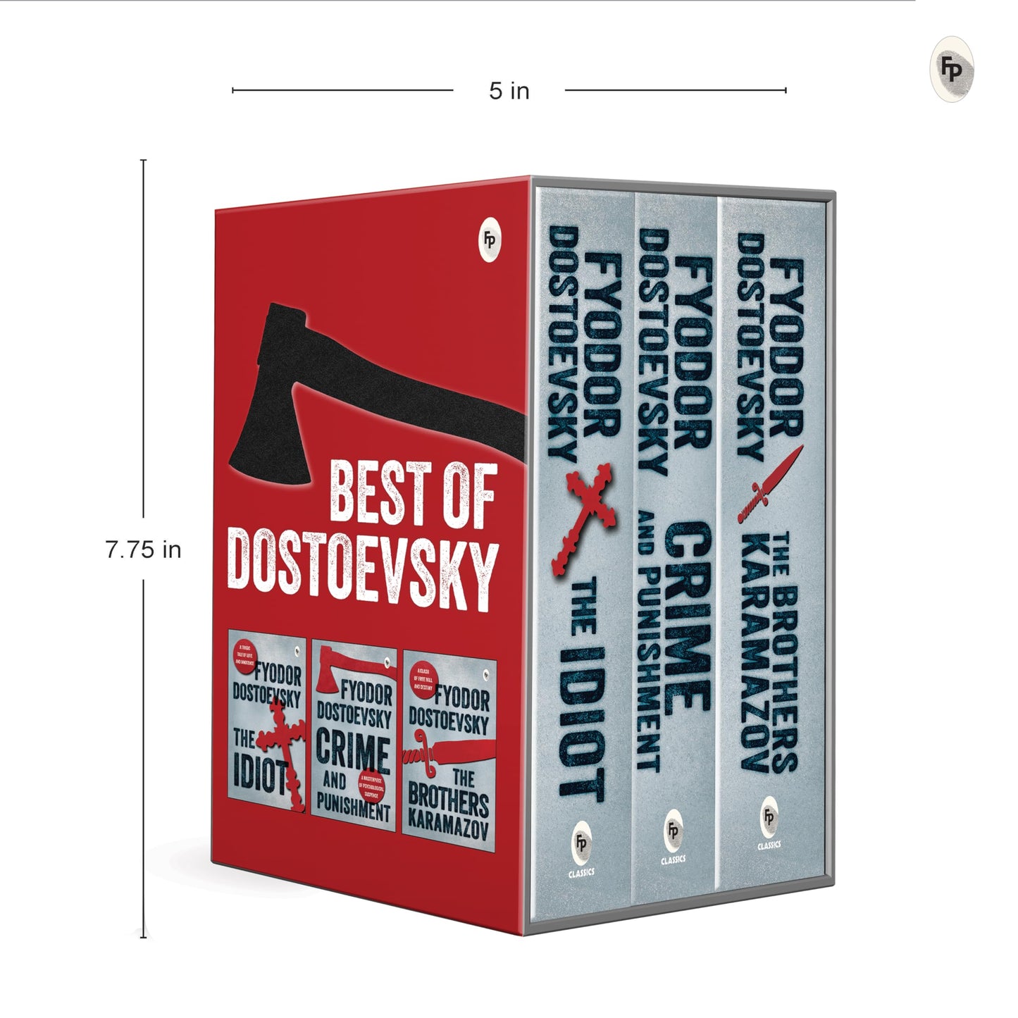 Best of Dostoevsky Boxed Set - Timeless Masterpieces of Fyodor Dostoevsky / Crime and Punishment / The Idiot / Brothers Karamazov, The