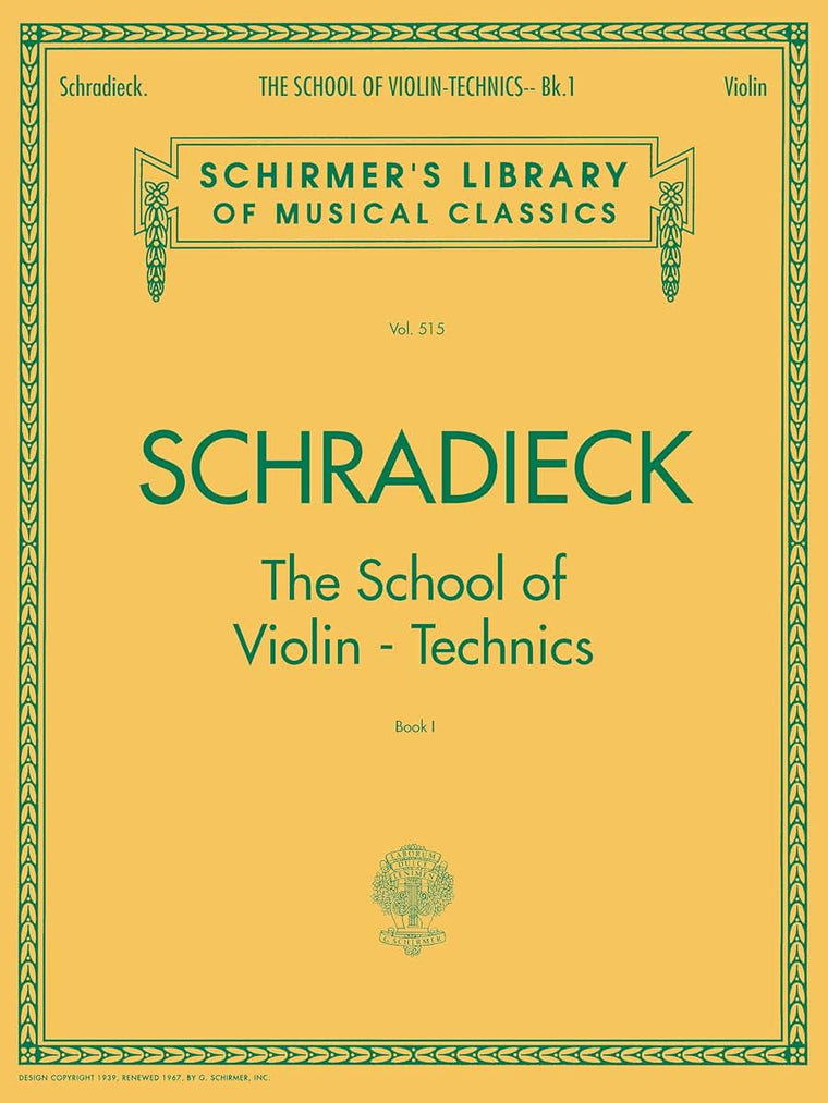 School of Violin Technics - Book 1: Exercises for Promoting Dexterity