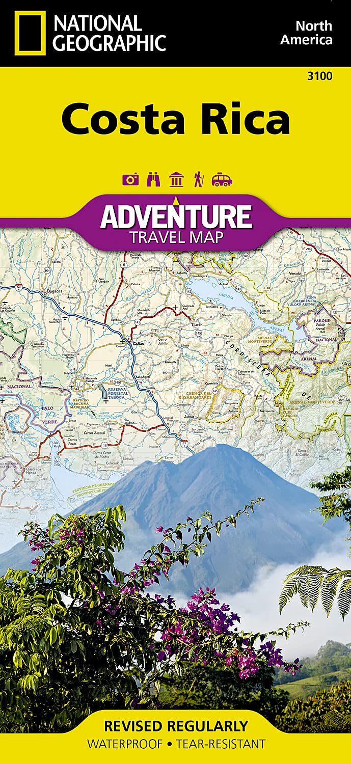 Costa Rica (National Geographic Adventure Map)