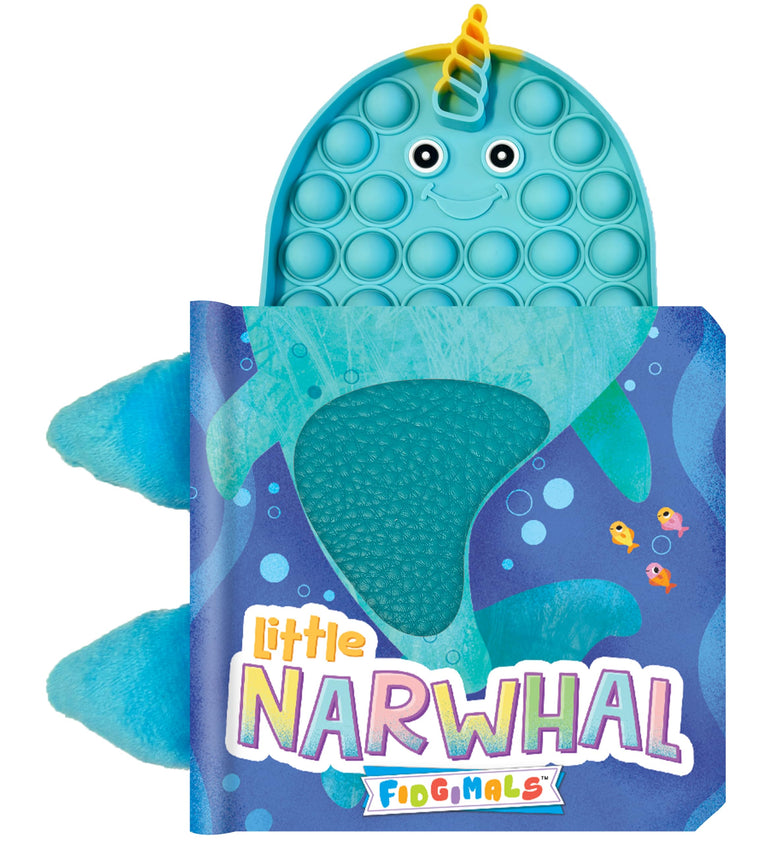 Fidgimals Little Narwhal Ocean Baby Book  Sensory Board Book with Pop It Fidget Toys, Perfect Sensory Toys for Toddlers I Baby Books I Your Sensory ... Books with Sensory Fidget Popper Animals)