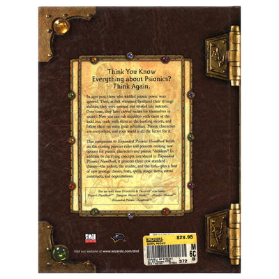Complete Psionic (Dungeons & Dragons d20 3.5 Fantasy Roleplaying Supplement)