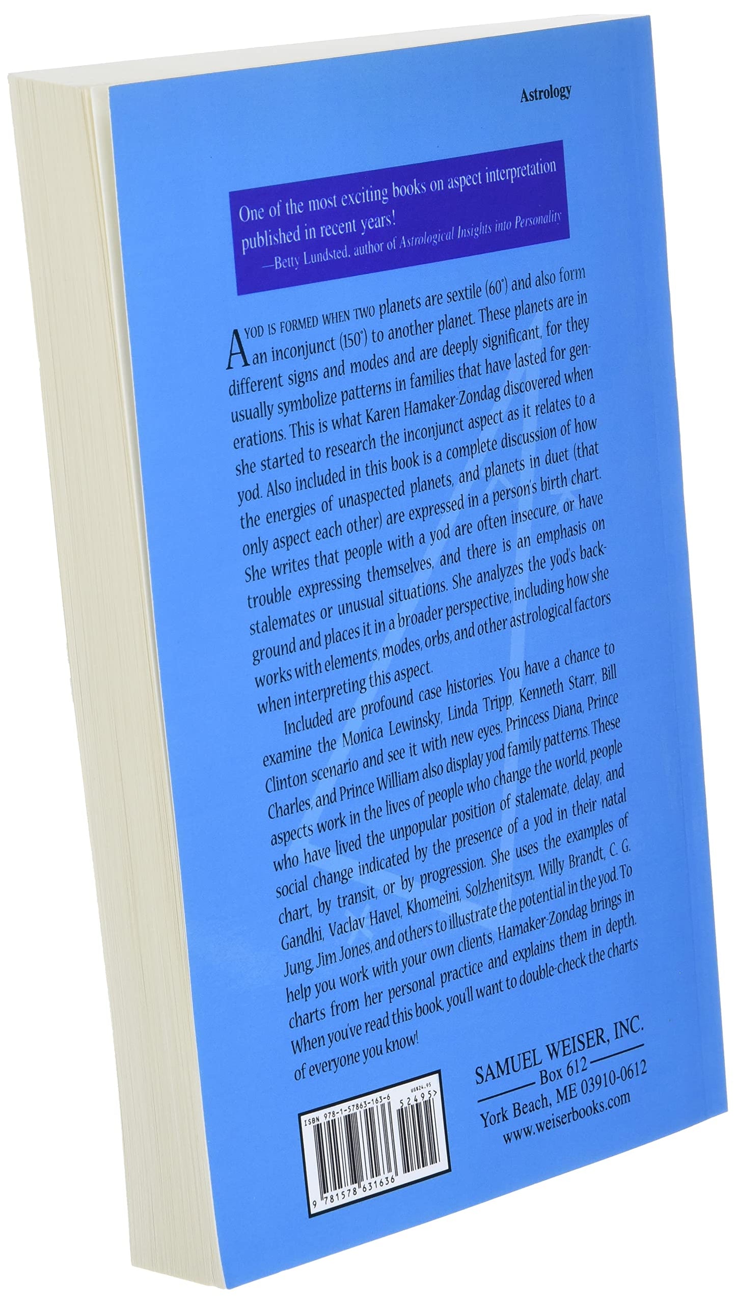 The Yod Book: Including a Complete Discussion of Unaspected Planets