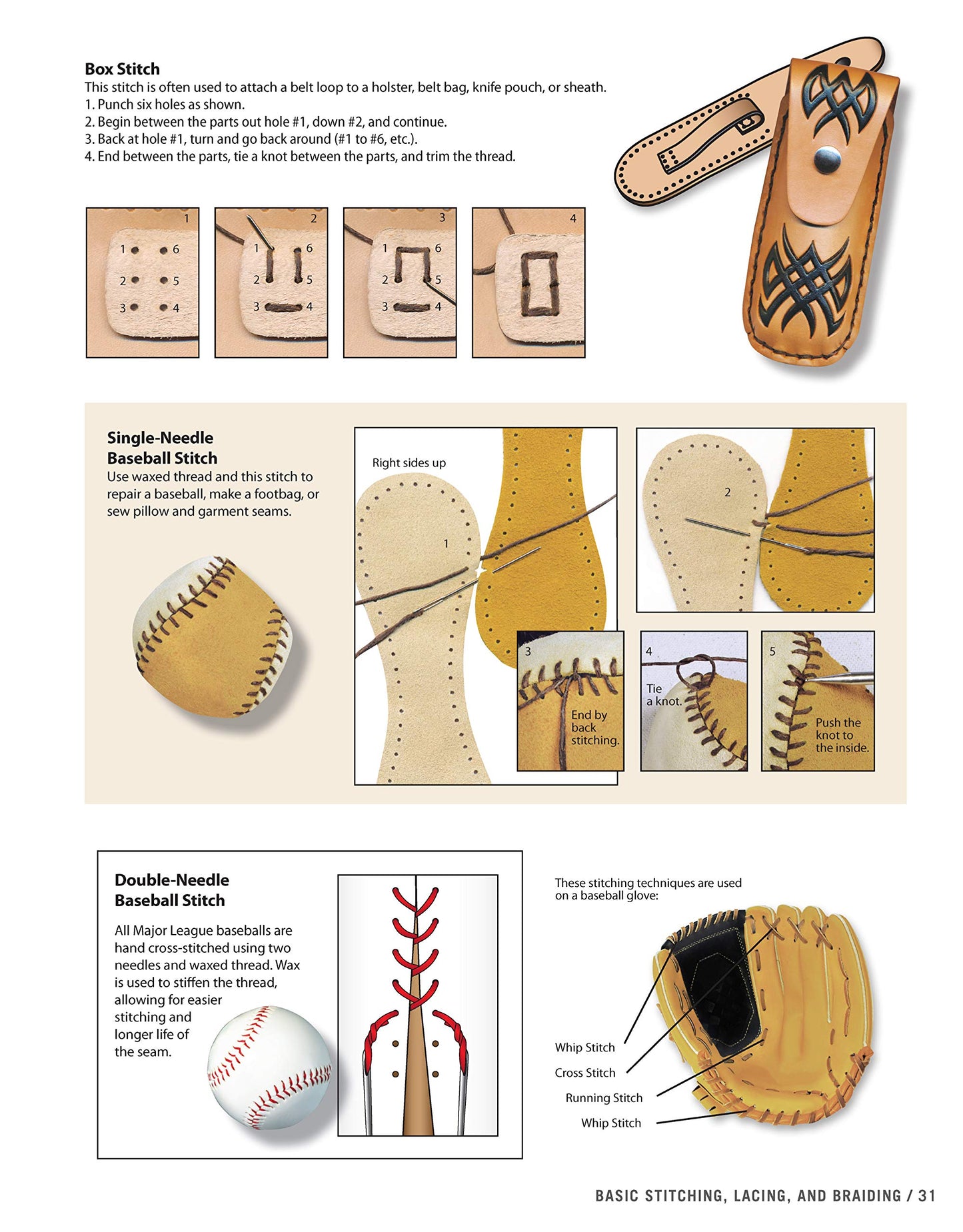Get Started in Leather Crafting: Step-by-Step Techniques and Tips for Crafting Success (Design Originals) Beginner-Friendly Projects, Basics of Leather Preparation, Tools, Stamps, Embossing, and More