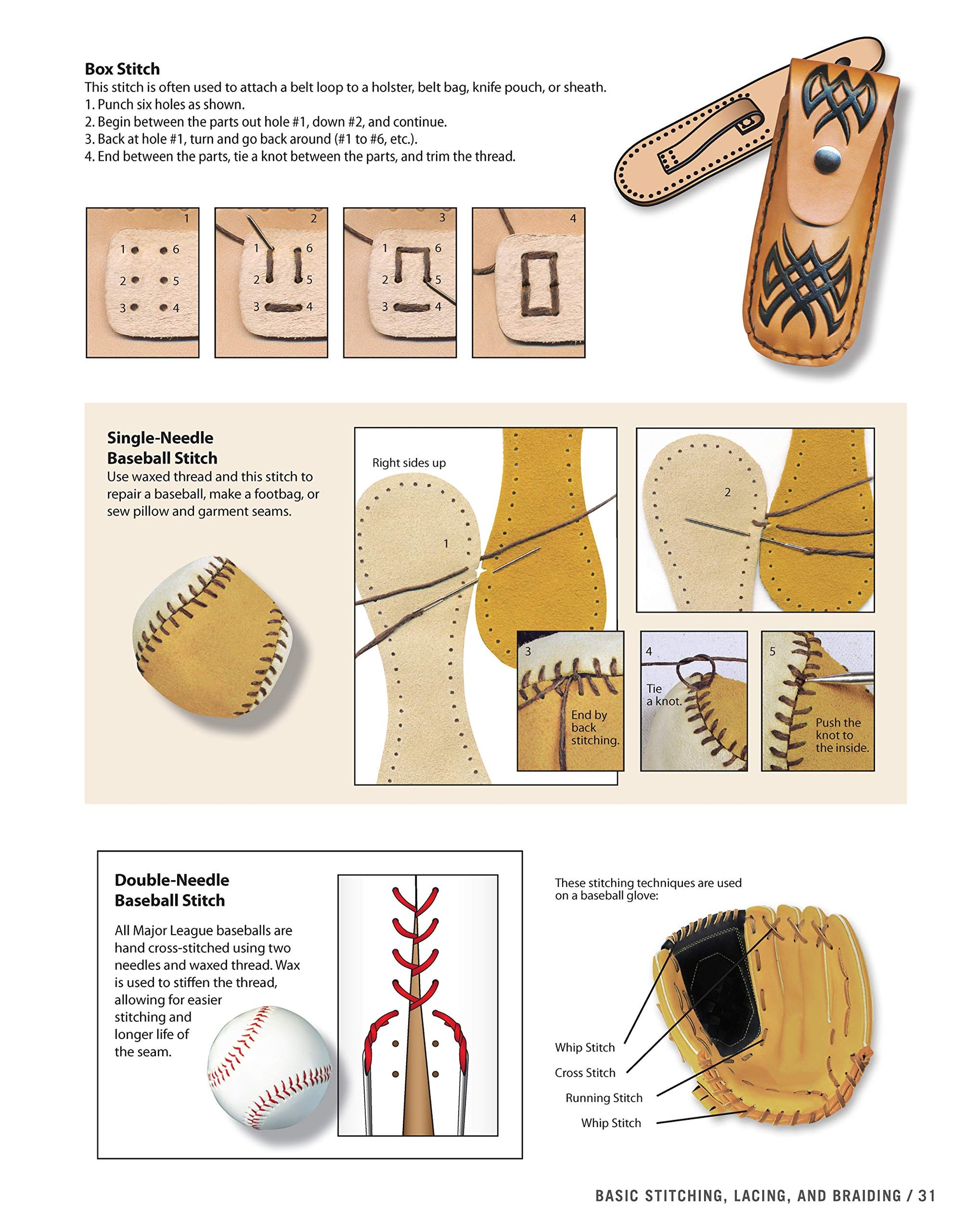 Get Started in Leather Crafting: Step-by-Step Techniques and Tips for Crafting Success (Design Originals) Beginner-Friendly Projects, Basics of Leather Preparation, Tools, Stamps, Embossing, and More
