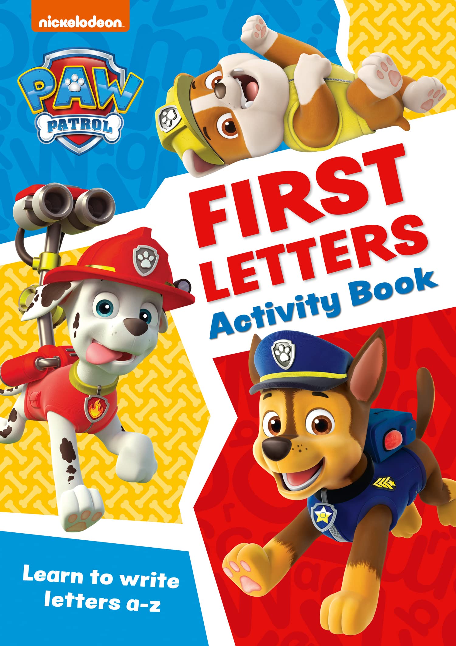 Paw Patrol First Letters Activity Book: Get ready for school with Paw Patrol
