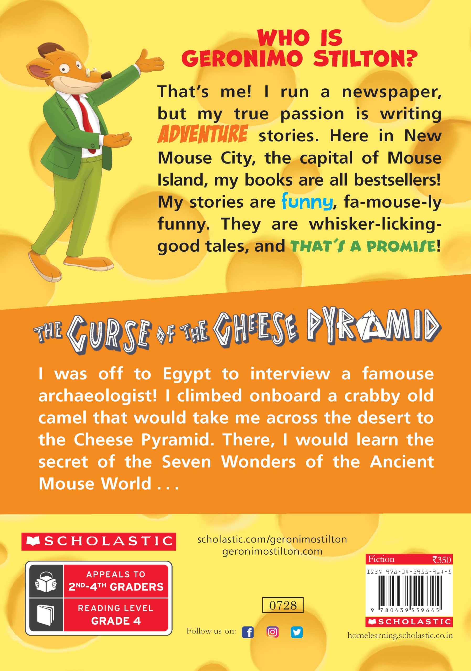 The Curse of the Cheese Pyramid (Geronimo Stilton #2)