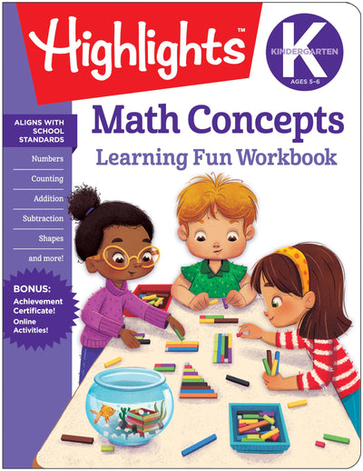 Kindergarten Math Concepts (Highlights Learning Fun Workbooks)