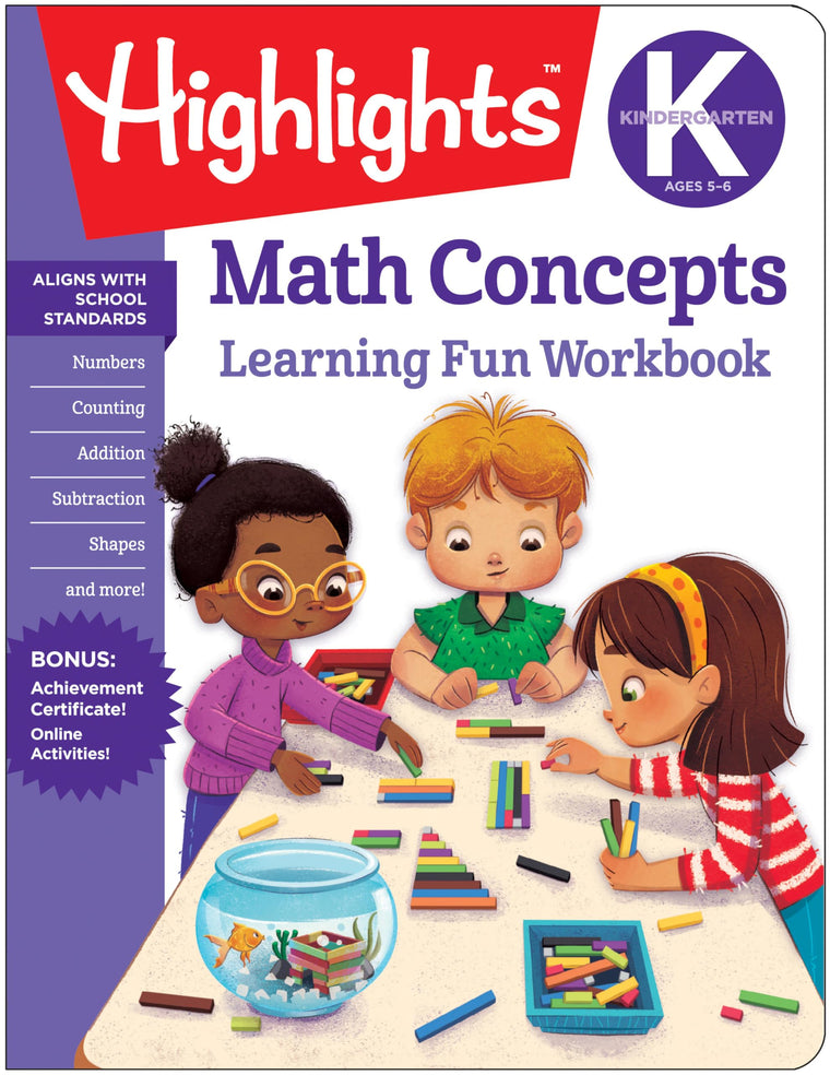 Kindergarten Math Concepts (Highlights Learning Fun Workbooks)