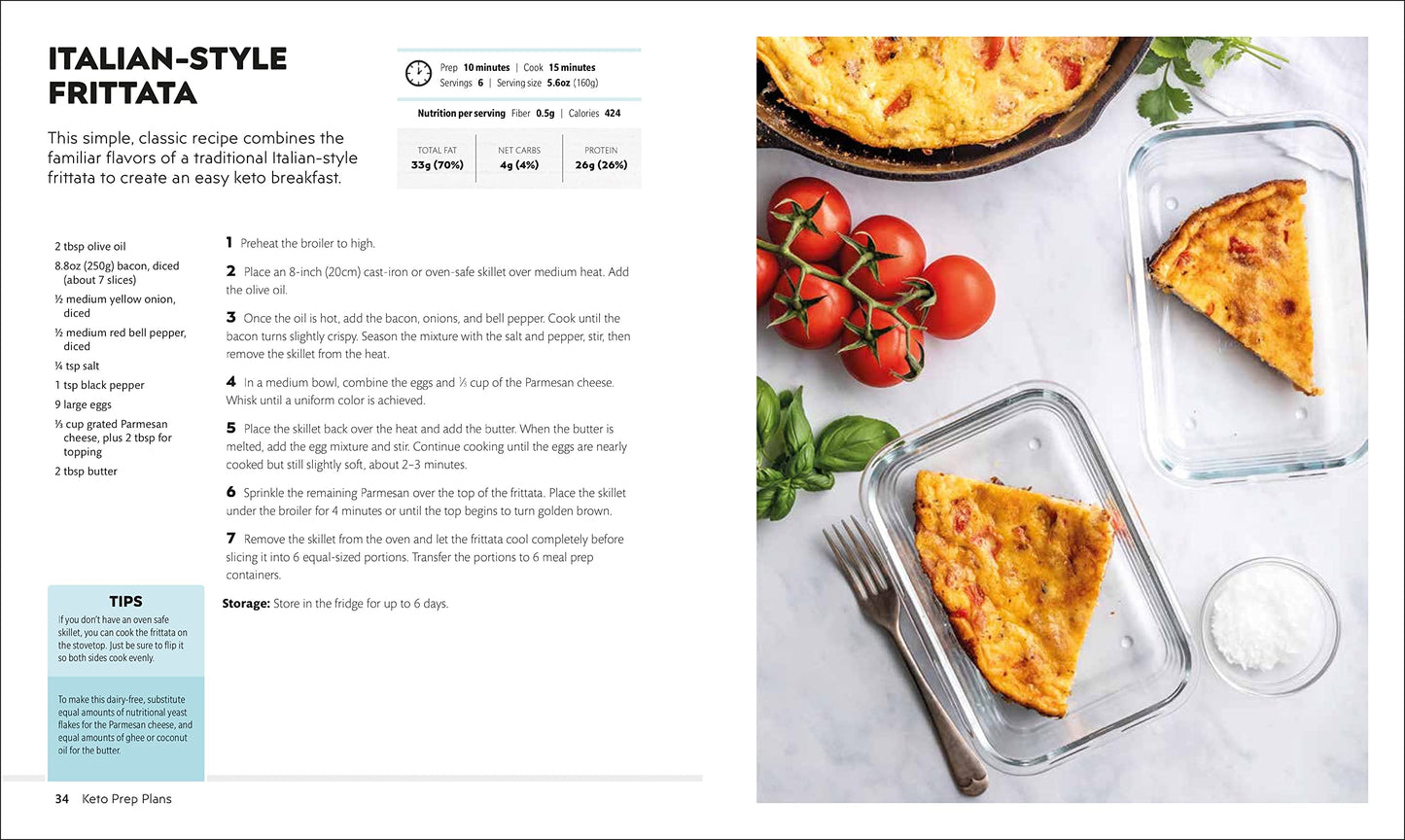 Easy Keto Meal Prep: Simplify Your Keto Diet with 8 Weekly M