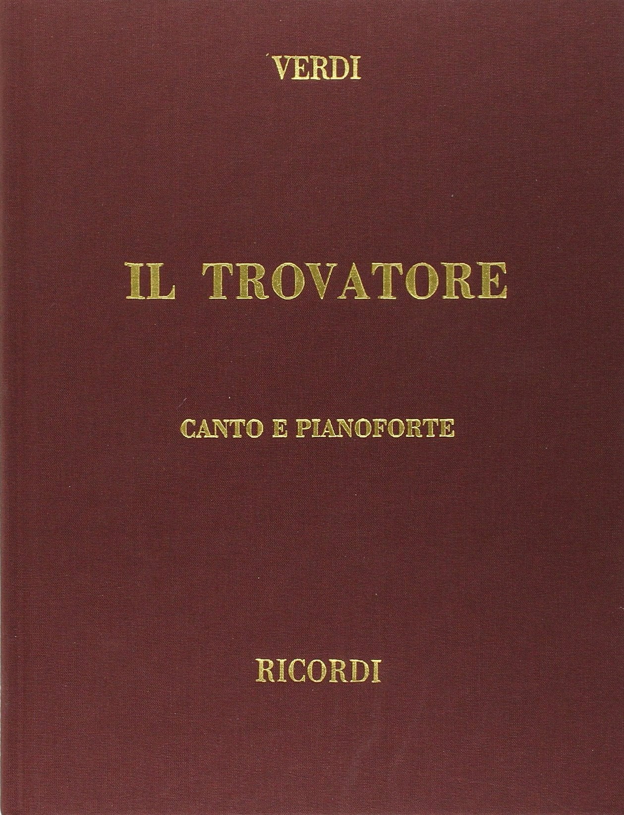 Il Trovatore: Vocal Score