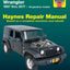 Jeep Wrangler 4-Cyl & 6-Cyl Gas Engine 2WD & 4WD Models (87-17) Haynes Repair Manual (Does Not Include Info Specific to Diesel Engine Models)