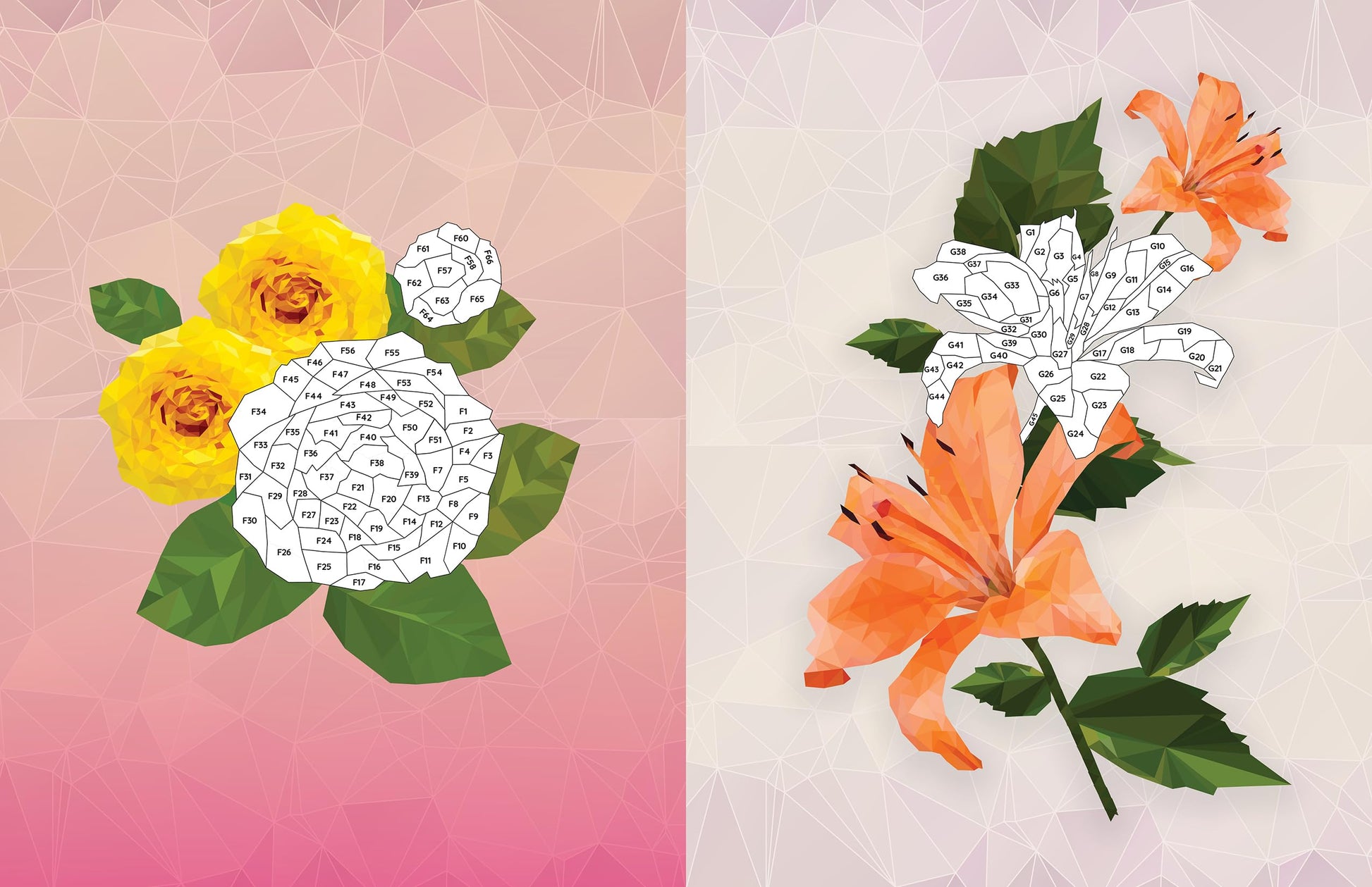 Sticker By Number: Marvelous Blooms – Sticker Mosaics for Creativity & Calm