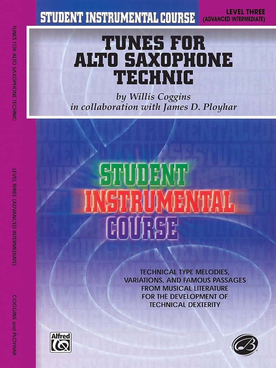 Student Instrumental Course Tunes for Alto Saxophone Technic: Level III
