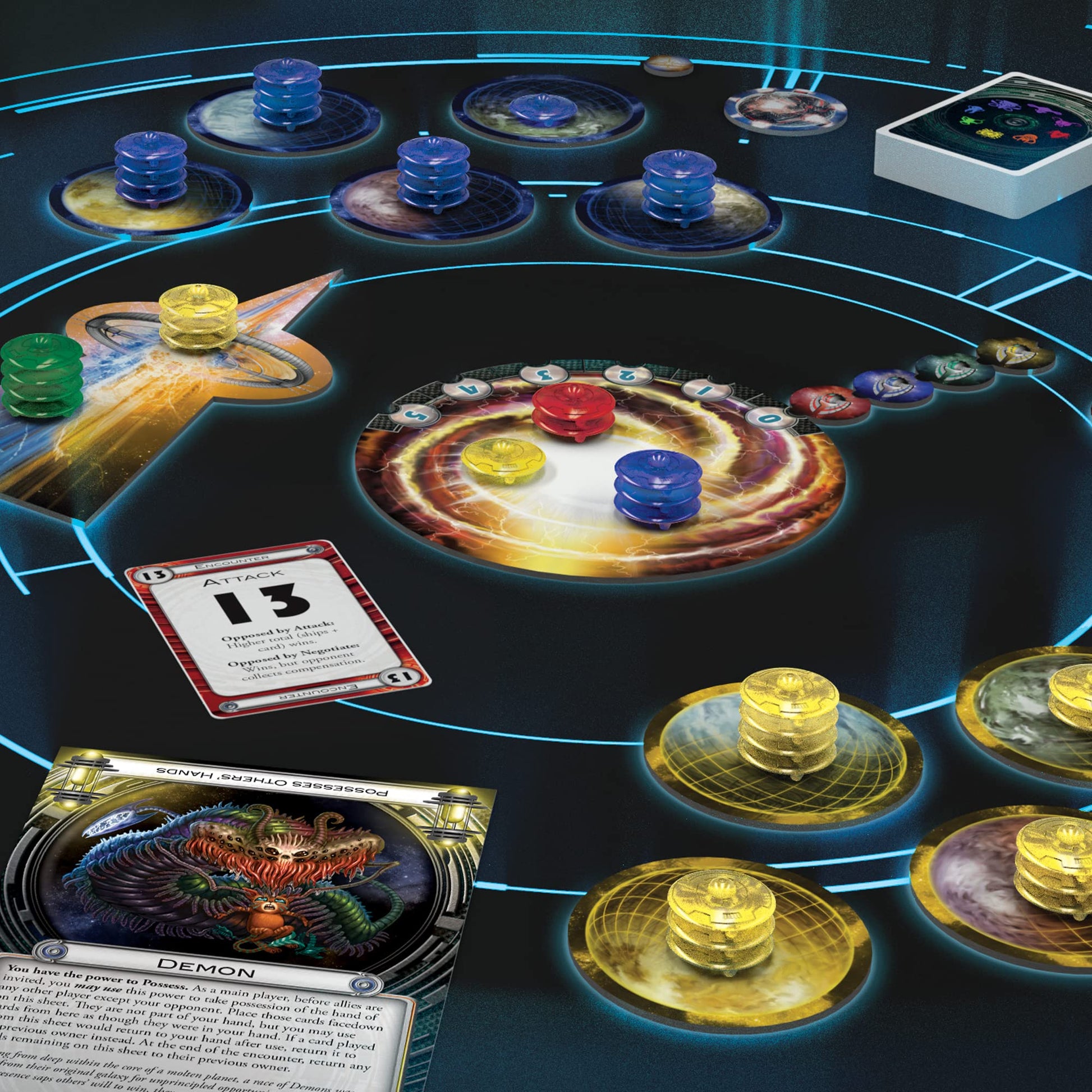 Cosmic Encounter 42nd Anniversary Edition Board Game - Classic Strategy Game of Intergalactic Conquest for Kids and Adults, Ages 14+, 3-5 Players, 1-2 Hour Playtime, Made by Fantasy Flight Games
