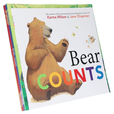 The Bear Books Series 7 Picture Books Collection Set (Bear Says Thanks, Bear?s New Friend, Bear Snores On, Bear Wants More, Bear Feels Scared, Bear Counts & Bear?s Loose Tooth)
