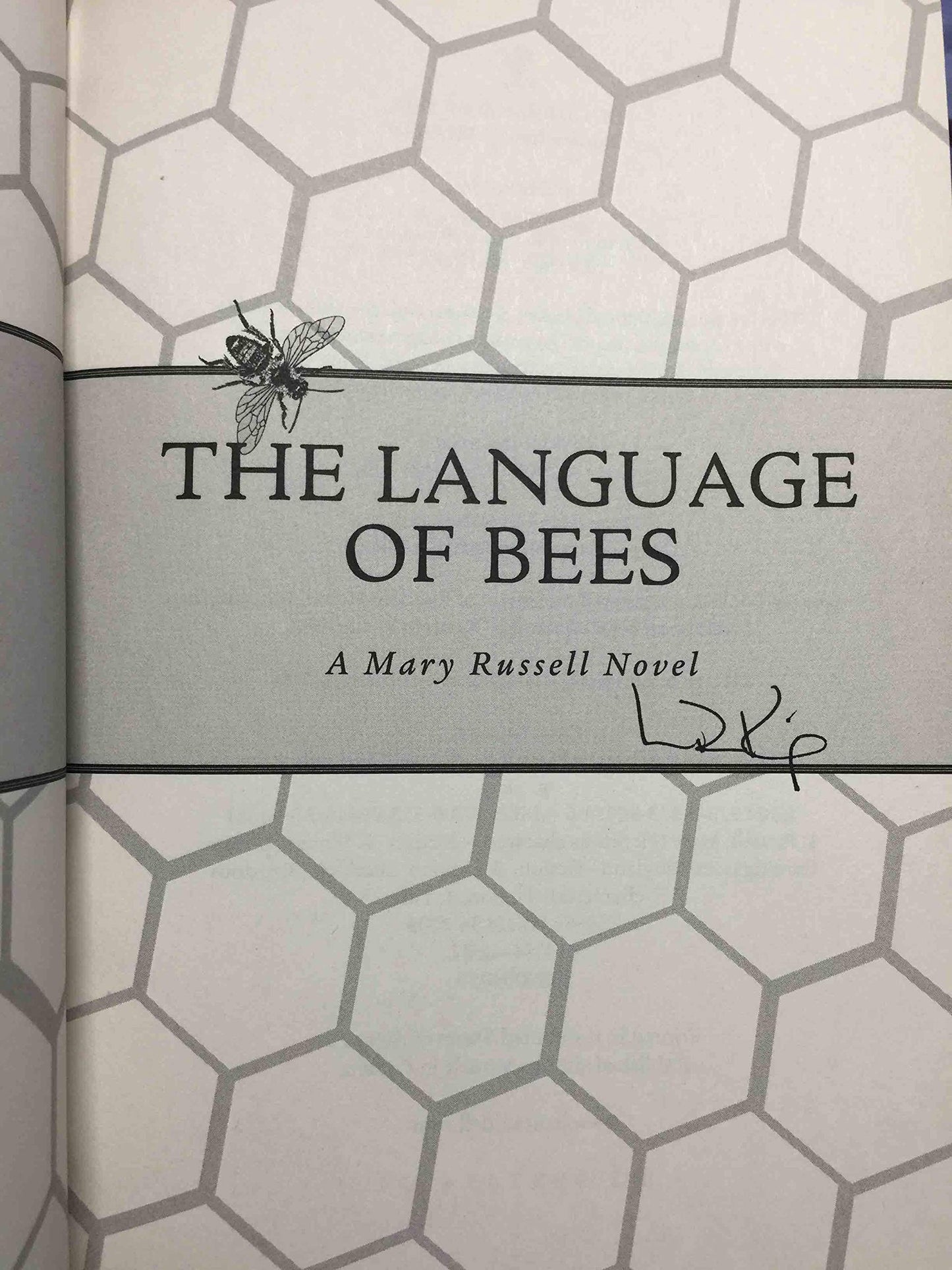 The Language of Bees: A Mary Russell Novel