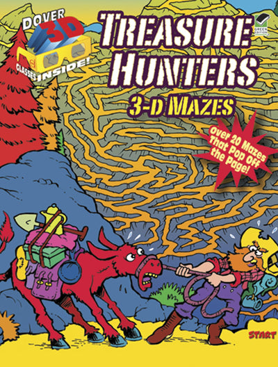 3-D Mazes--Treasure Hunters (Dover Kids Activity Books: Fantasy)