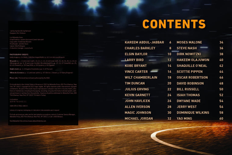 Legends of the NBA — back cover