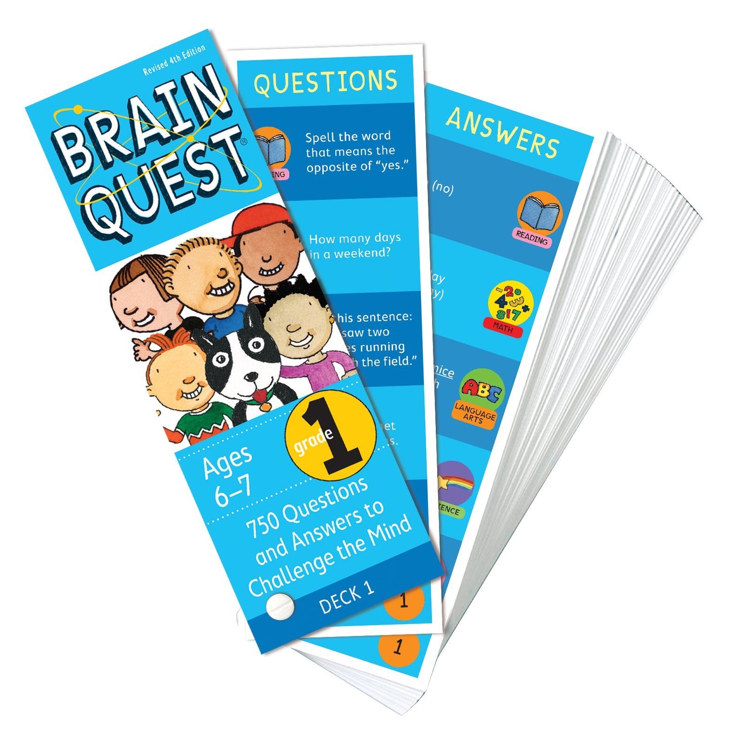 Brain Quest 1st Grade Q&A Cards: 750 Questions and Answers t