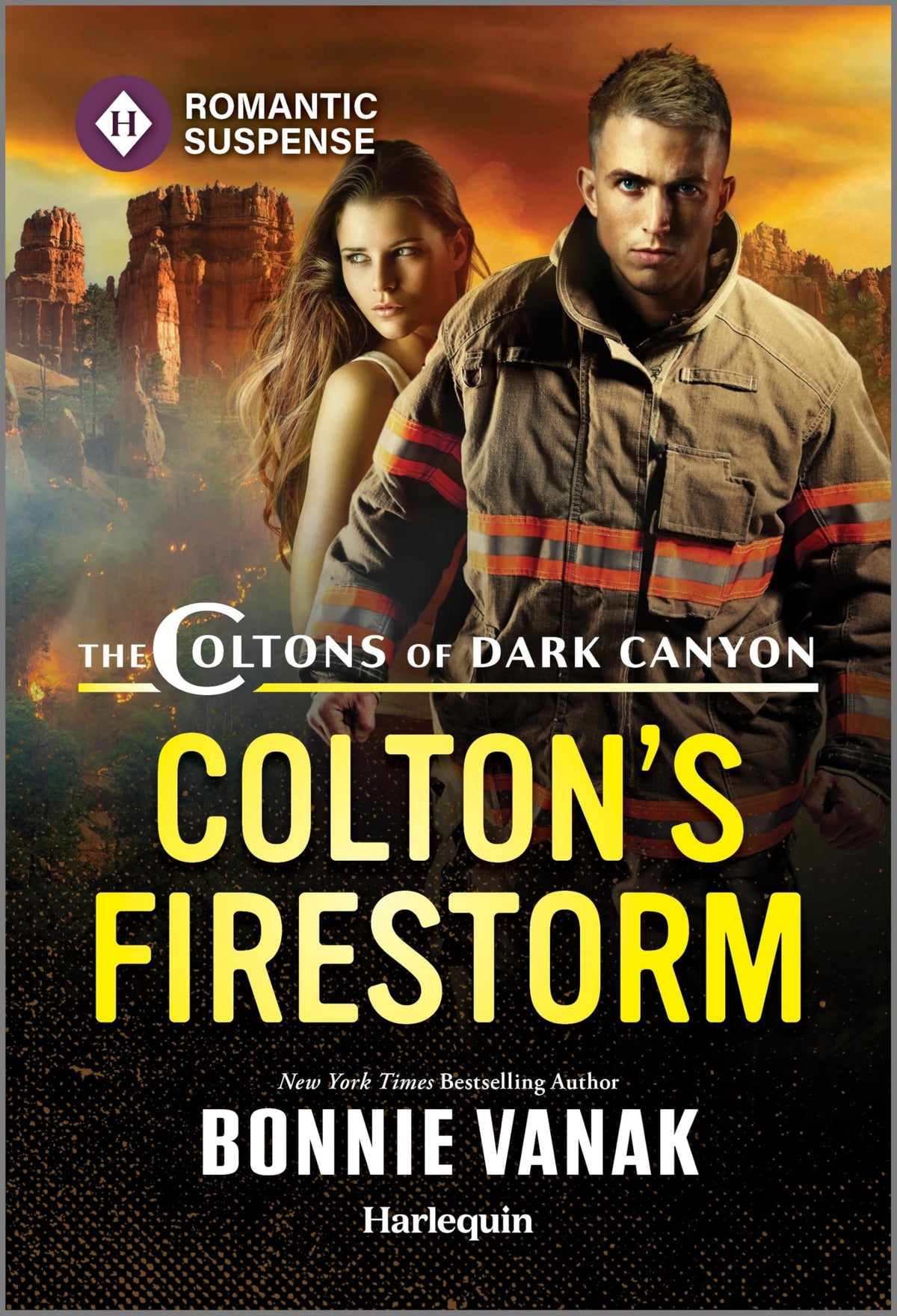 Colton's Firestorm (The Coltons of Dark Canyon, 4)