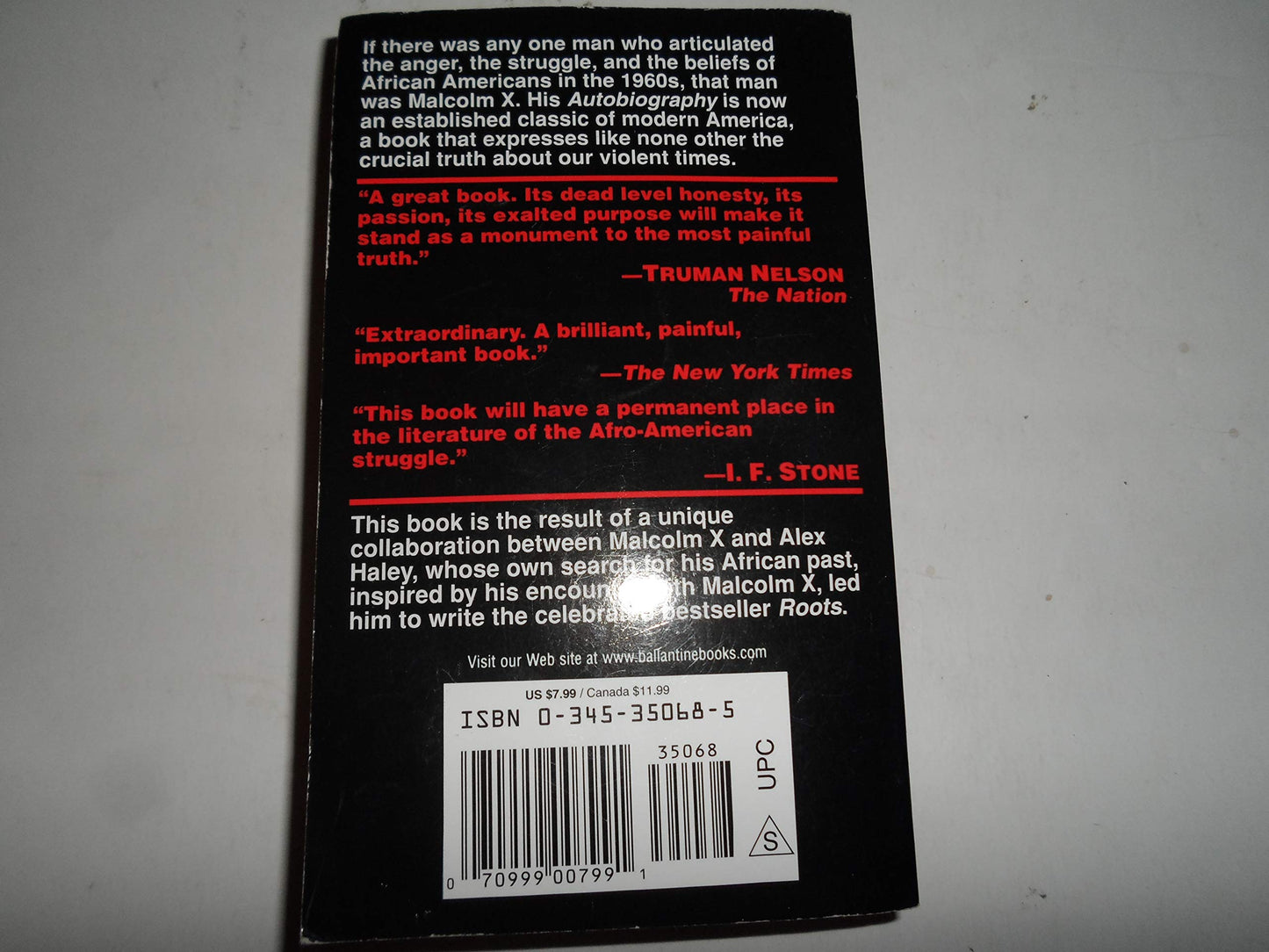 The Autobiography Of Malcolm X