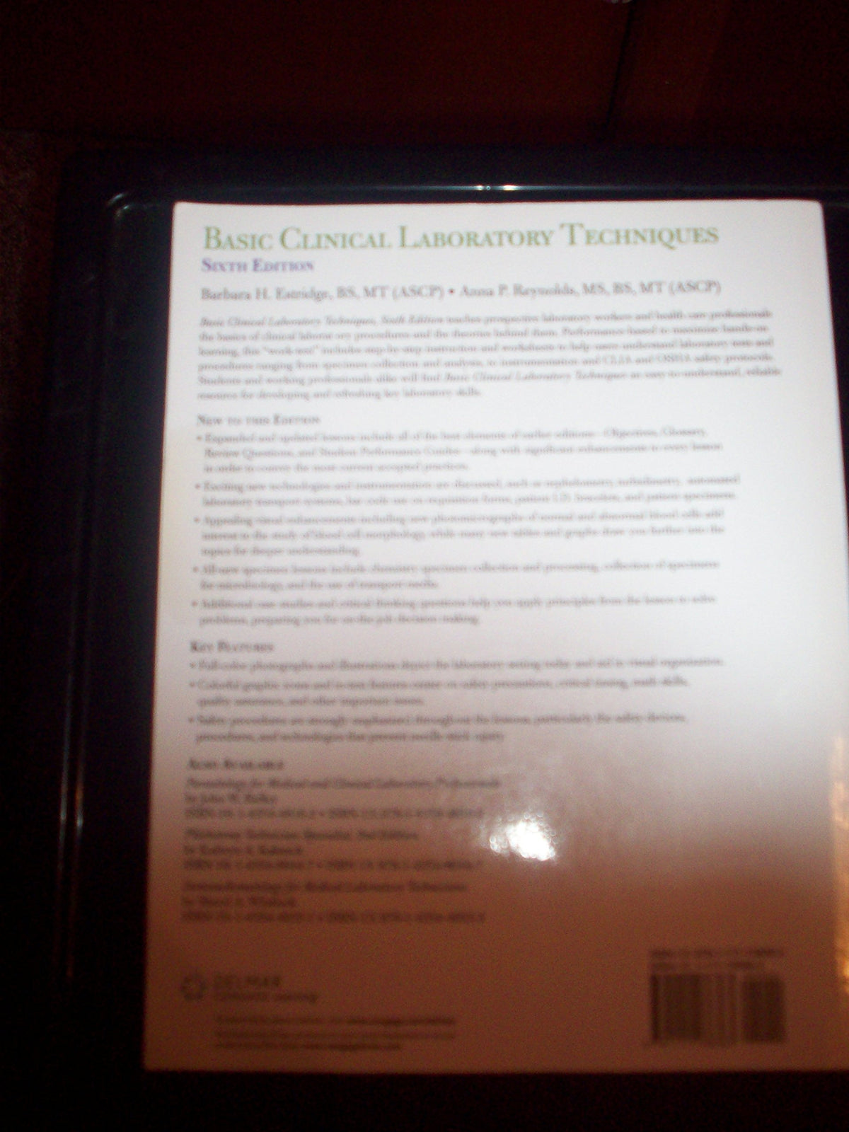 Basic Clinical Laboratory Techniques