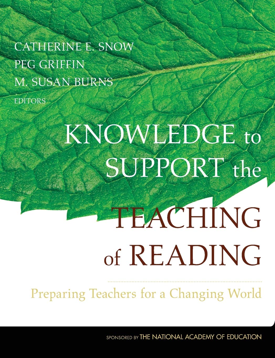 Knowledge to Support the Teaching of Reading: Preparing Teac