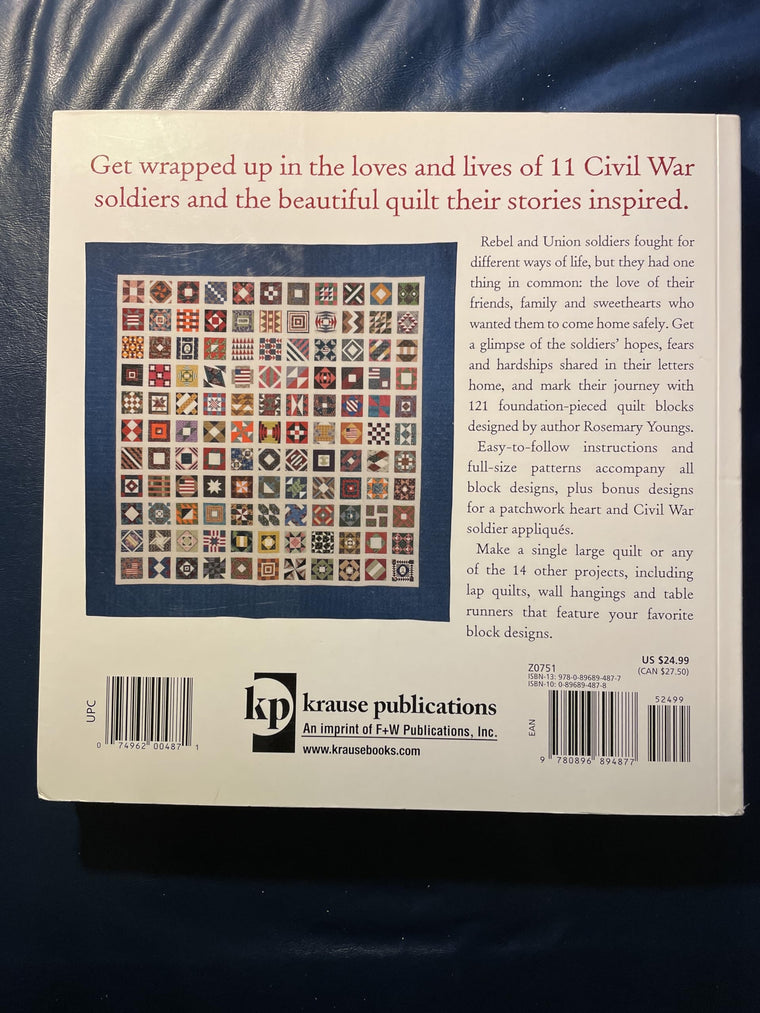 The Civil War Love Letter Quilt: 121 Quilt Blocks Inspired by Love and War — back cover
