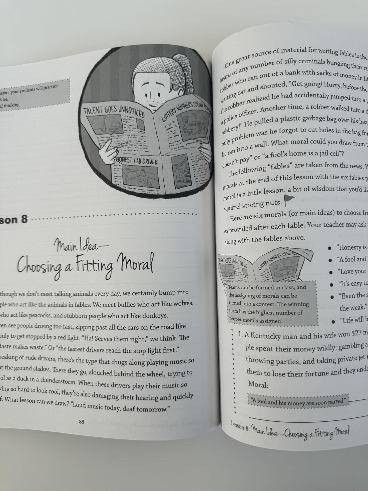 Writing & Rhetoric Book 1: Fable - Teachers Edition - A one semester course for grades 3 or 4 and up