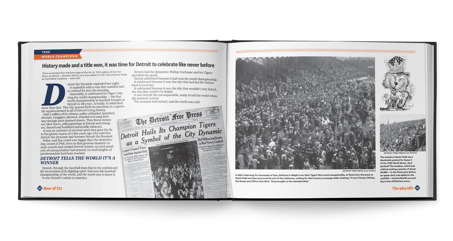 Roar of 125: The Epic History of the Detroit Tigers