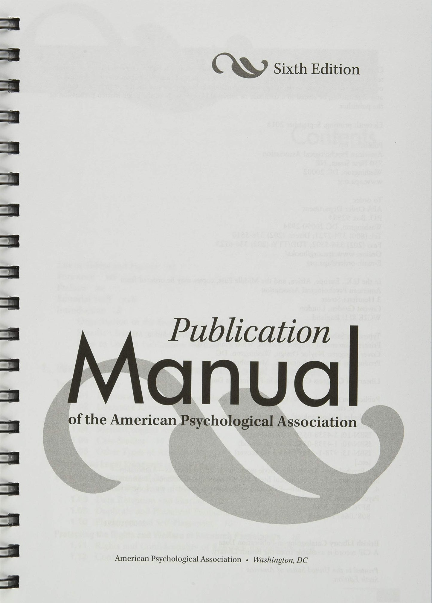 Publication Manual of the American Psychological Association