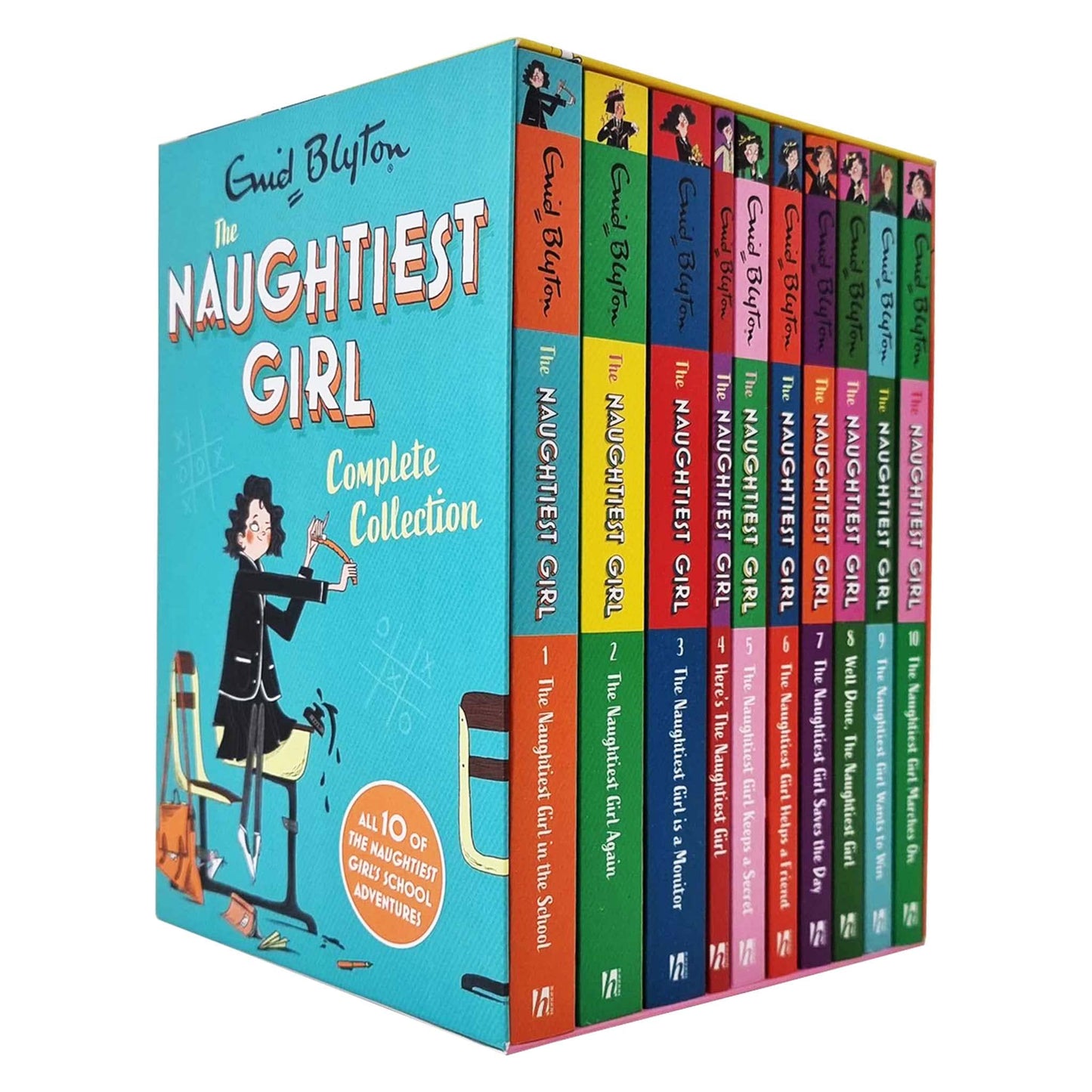 The Naughtiest Girl Set, 10 Books, RRP 49.99 (Naughtiest Girl in the School,...