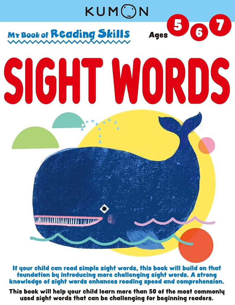 Kumon My Book of Reading Skills: Sight Words