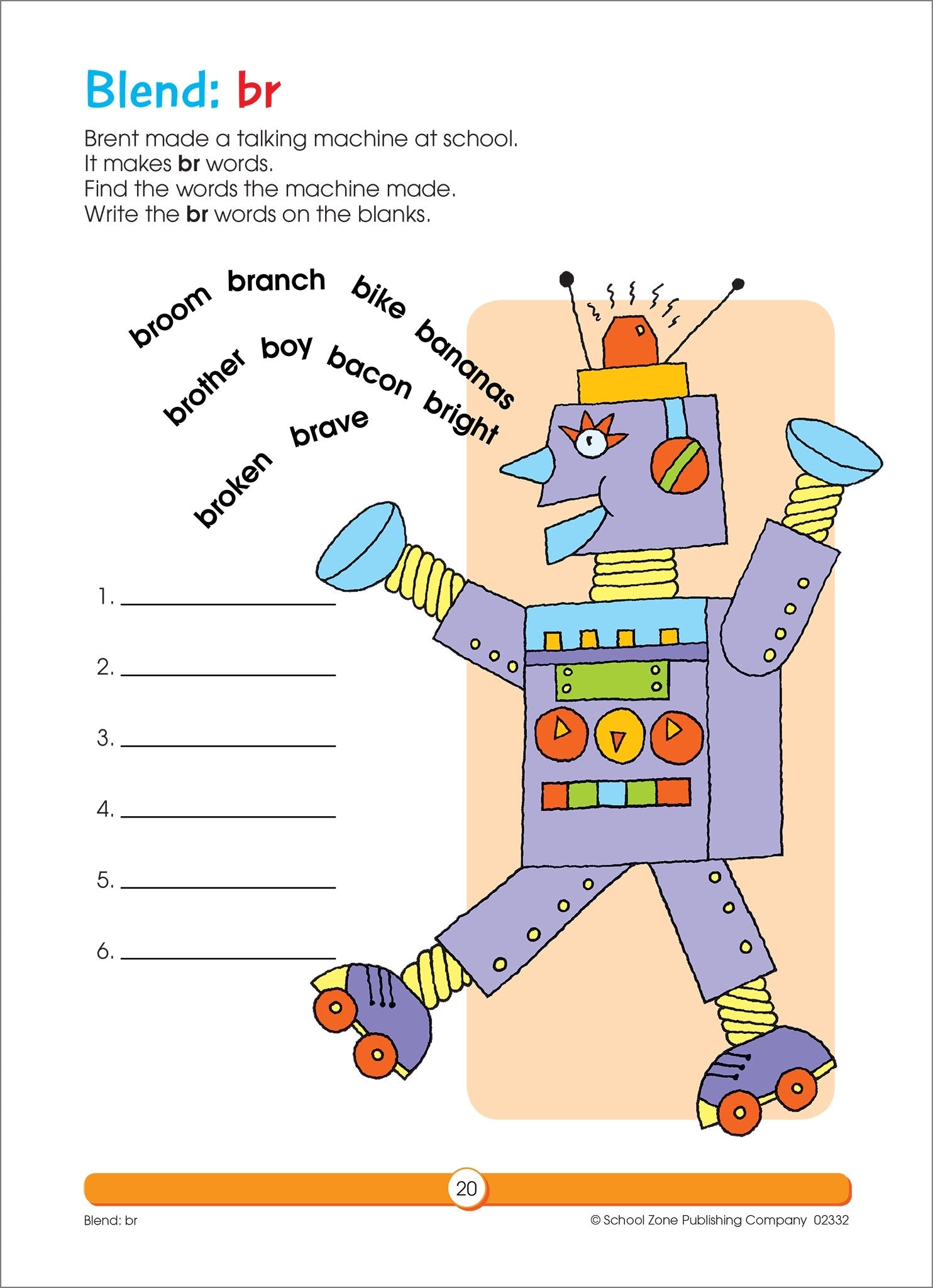 School Zone Phonics Review 1-3 Workbook: 64 Pages, 1st Grade, 2nd Grade, 3rd Grade, Combination Sounds, Short Letters, Vowels, Ages 6 to 9 (I Know It! Book Series)