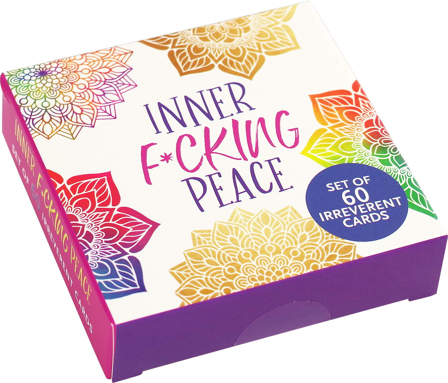 Inner Fucking Peace Motivational Card Deck (60 Pack) by Pete