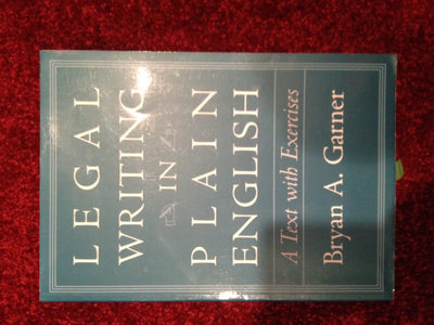 Legal Writing in Plain English: A Text With Exercises