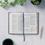 KJV Holy Bible, Giant Print Standard Size Faux Leather Red Letter Edition - Ribbon Marker, King James Version, Dark Blue (KJV Standard GP Editions)