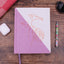 NIV, Journal the Word Bible for Teen Girls, Cloth over Board, Lavender/White, Red Letter: Includes Over 450 Journaling Prompts!