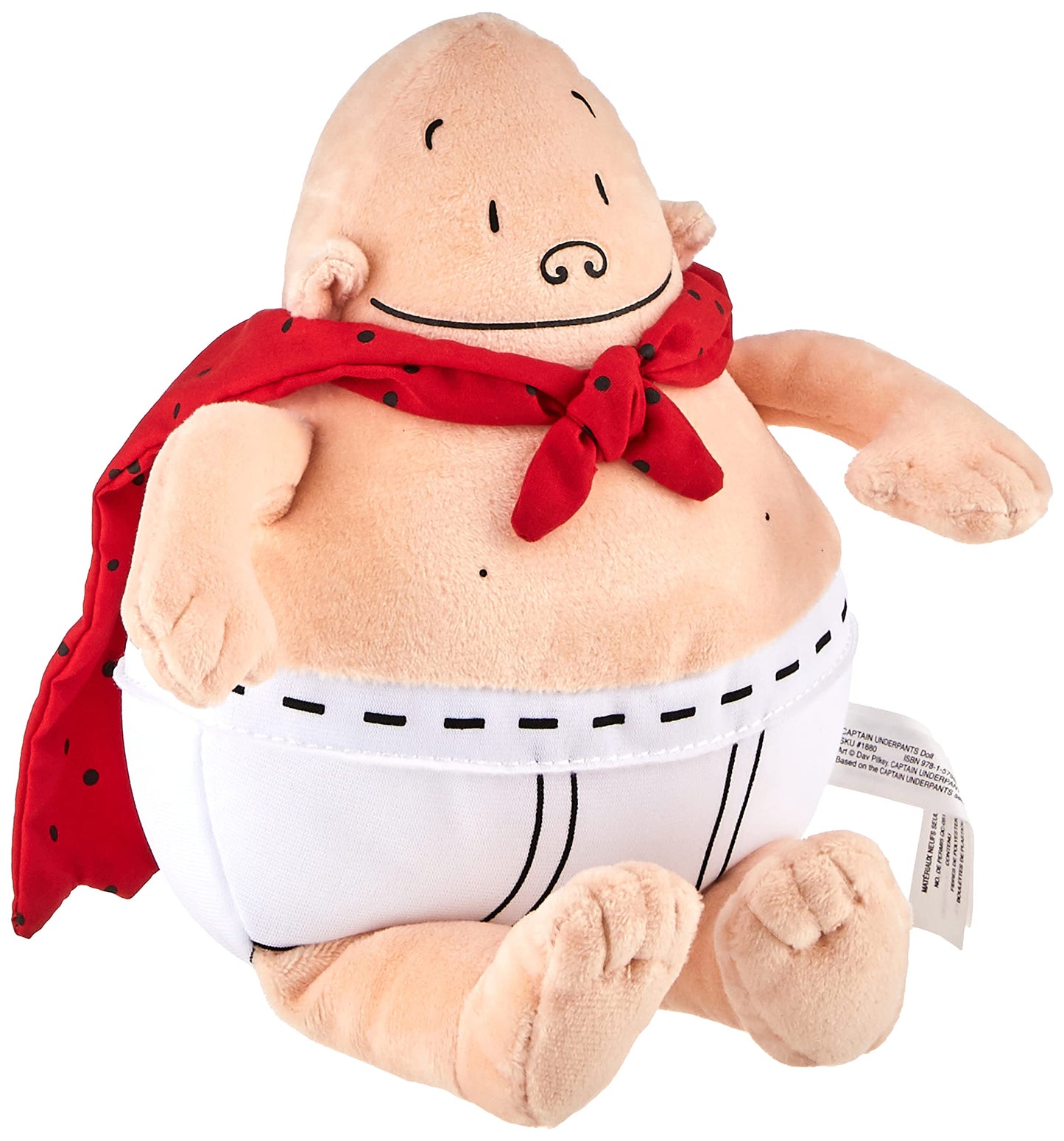 MerryMakers Captain Underpants Soft Superhero Toy, 10-Inch