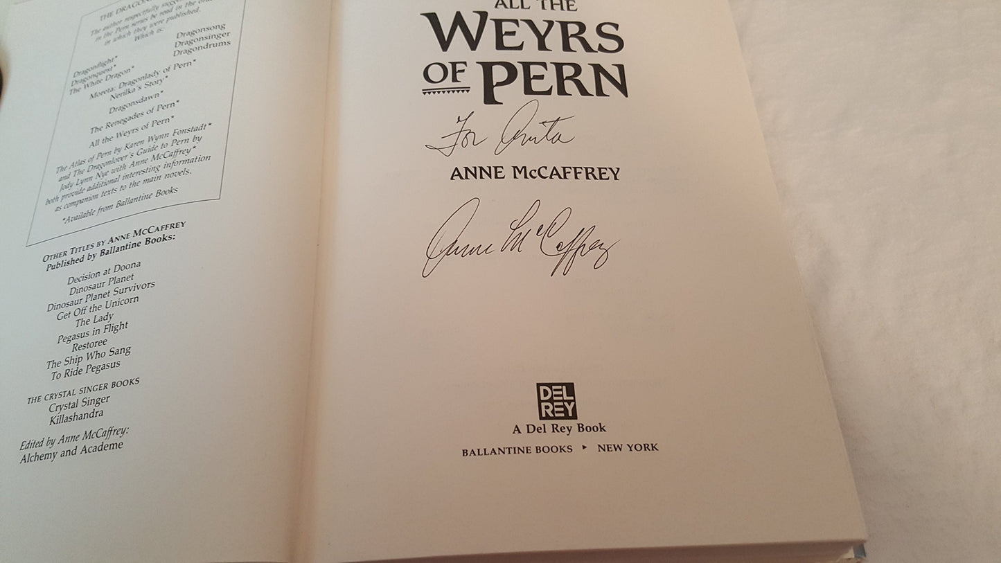 All the Weyrs of Pern: Dragonriders of Pern, Vol. 11 by McCa