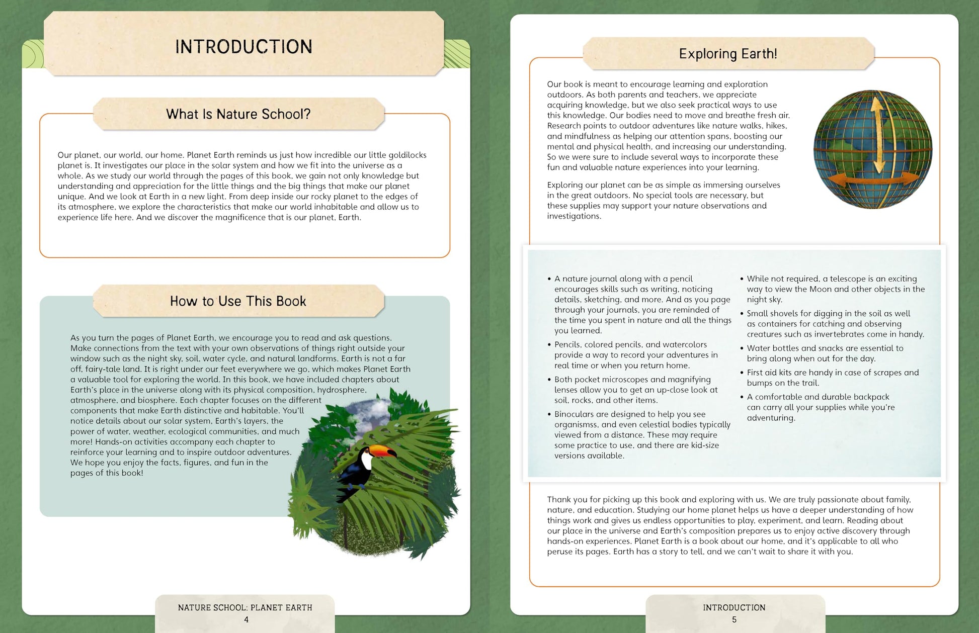 Nature School: Planet Earth: Lessons and Activities to Inspire Children's Fascination with Our Planet (Nature School, 3)