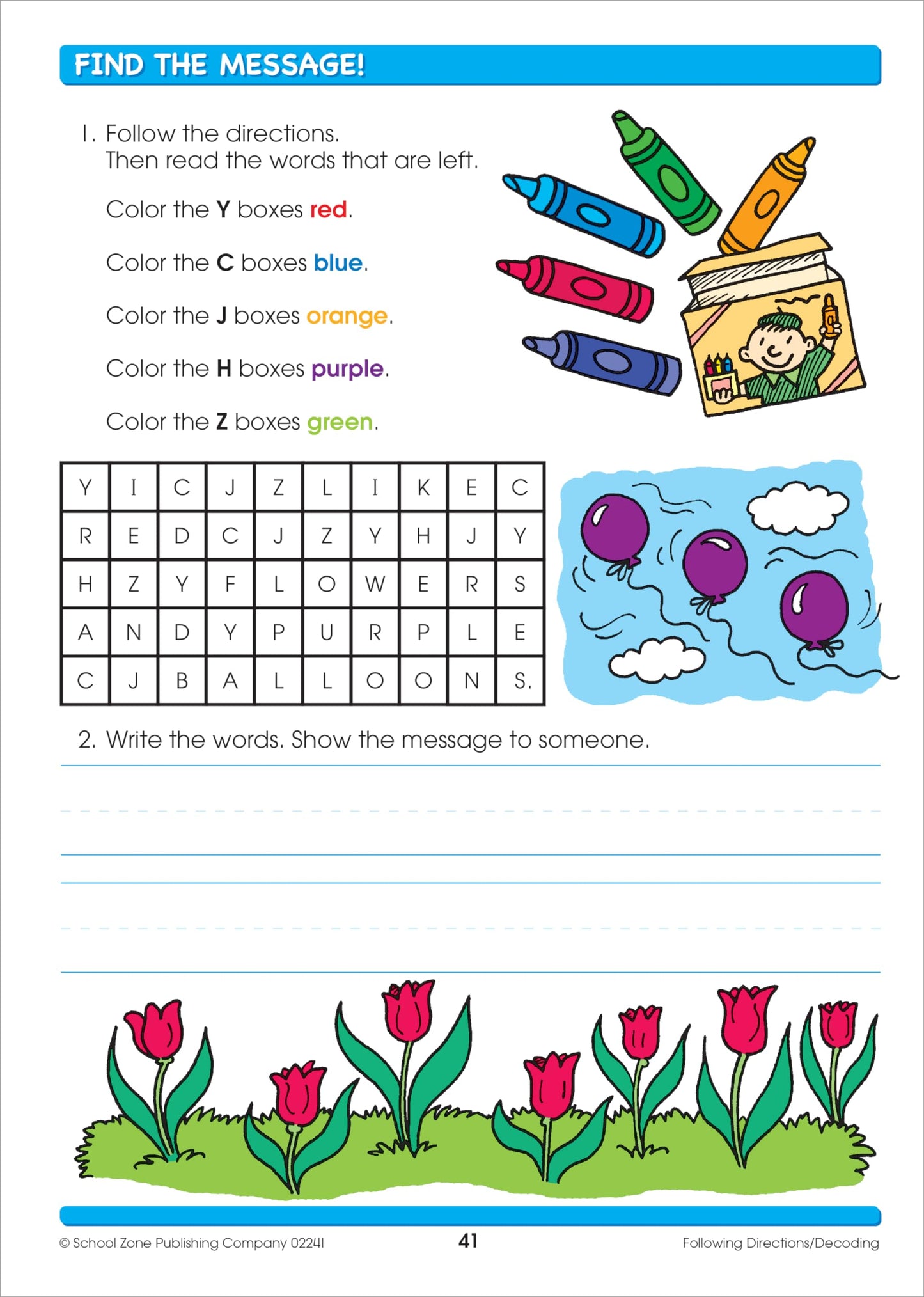 School Zone Reading Activities 1-2 Workbook: 64 Pages, 1st Grade, 2nd Grade, Comprehension, Comparing, Contrasting, Evaluating, Ages 6 to 8 (I Know It! Book Series)