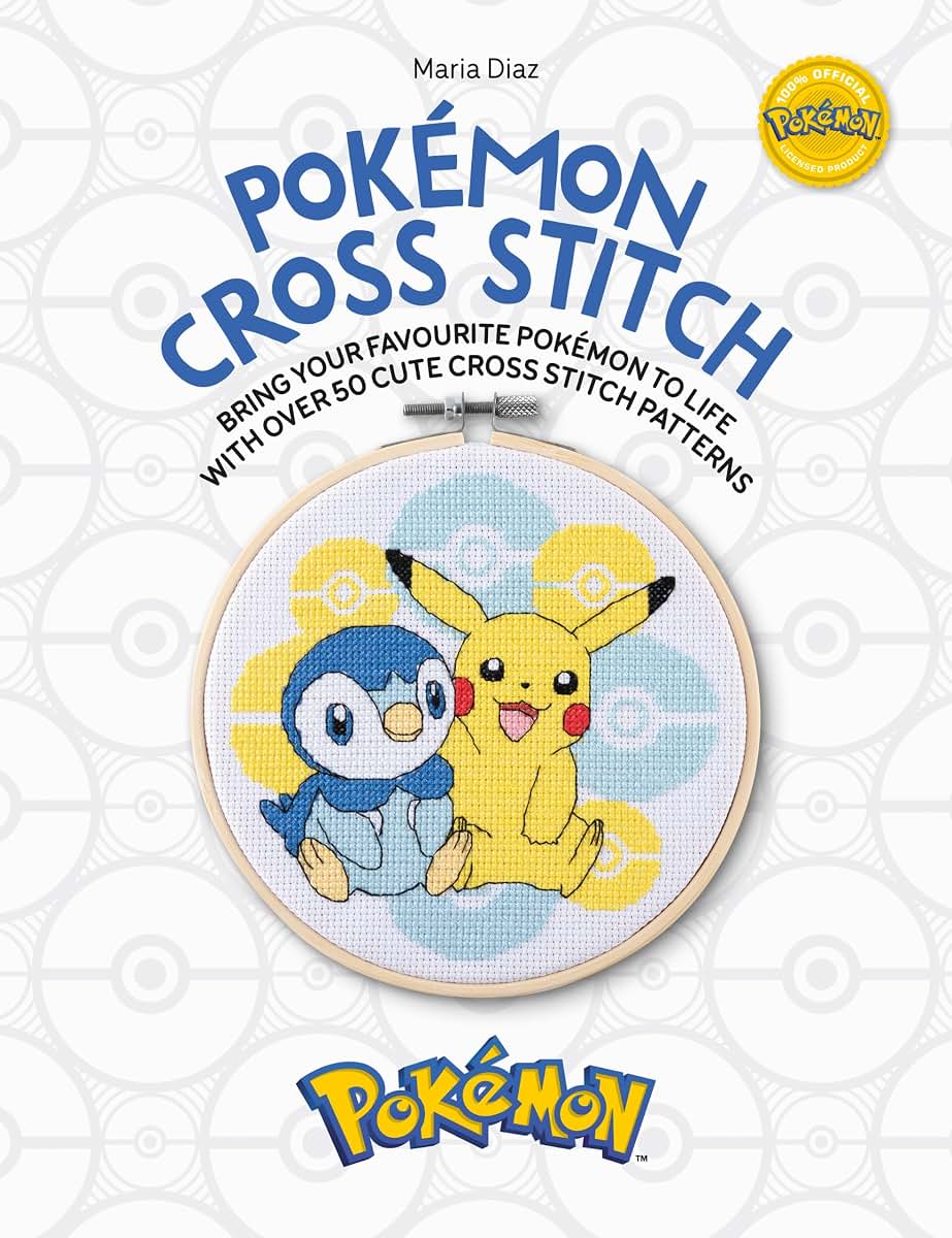 Pokmon Cross Stitch: Bring your favorite Pokmon to life with over 50 cute cross stitch patterns