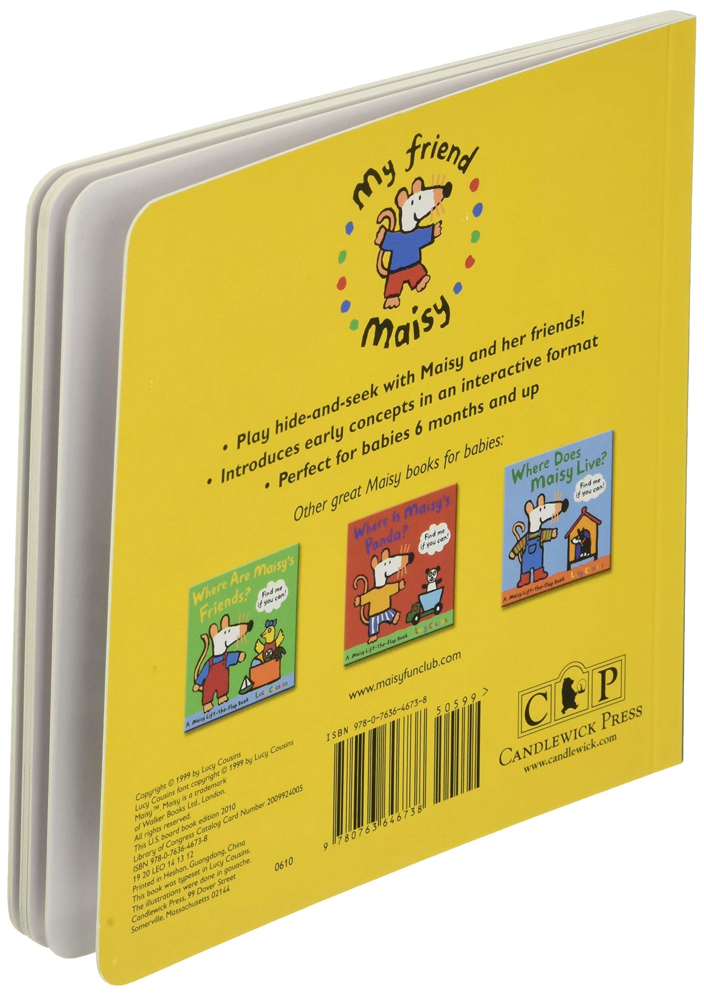 Where Is Maisy?: A Maisy Lift-the-Flap Book (Hide-and-Seek with Maisy the Mouse - Interactive Board Book for Toddlers and Kids Ages 2-5)
