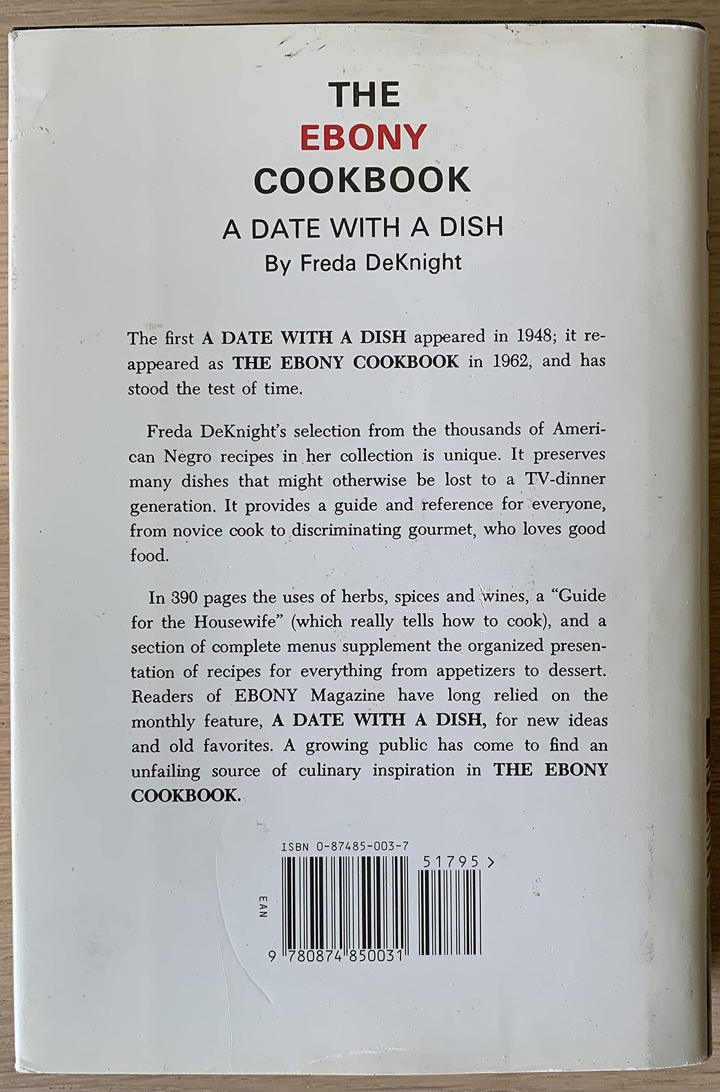 The Ebony Cookbook: A Date with a Dish